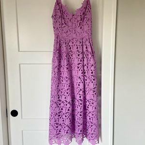 ASTR the Label | Lilac Midi Lace Dress